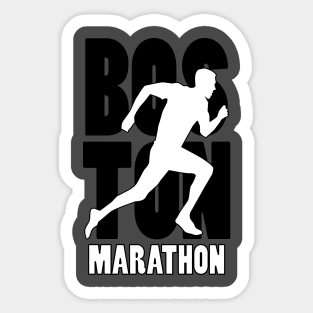 boston marathon Sticker